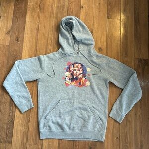 Gray Dolly Parton Hoodie - S/M